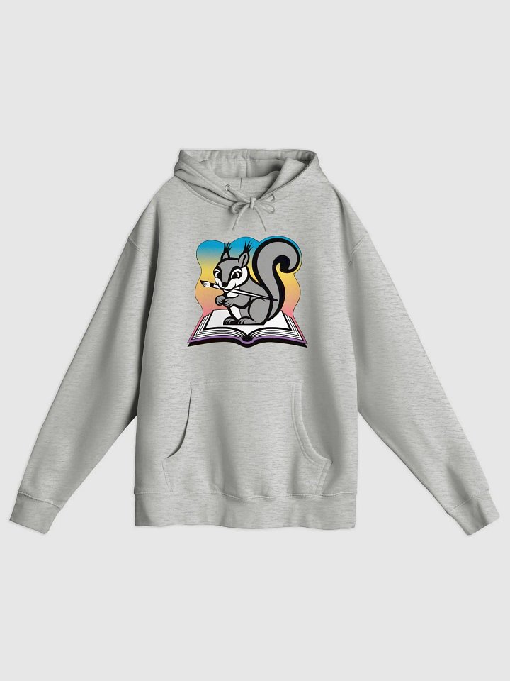 Premium Ultra Soft Hoodie: Artistic Squirrel Paintbrush Hoodie product image (1)