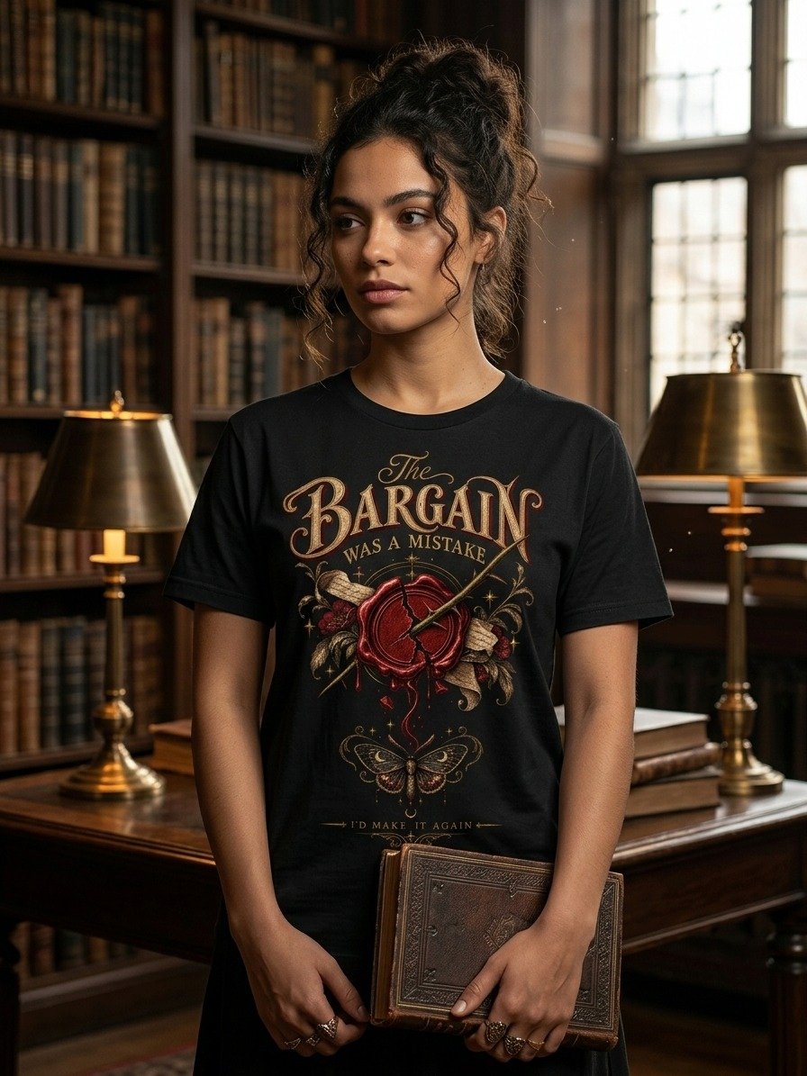 The Bargain Was a Mistake Dark Academia Bookish Design product image (3)