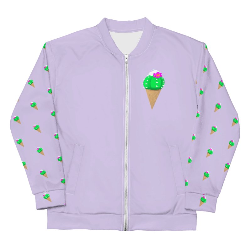 Cactus Cone Bomber Jacket - Lavender product image (1)