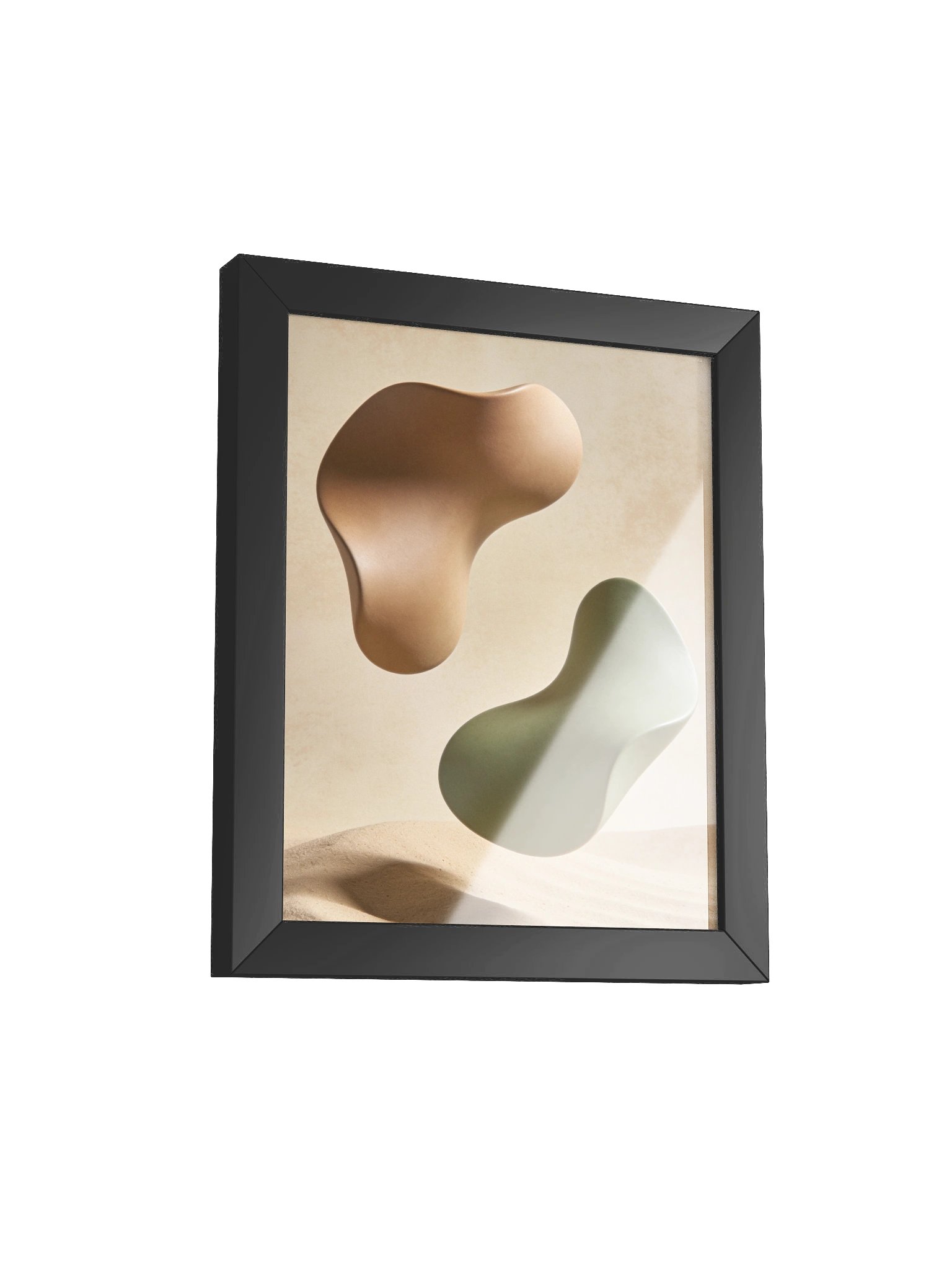 Desert Harmony: Abstract Earth Tones Wall Art- 20×25 cm product image (4)