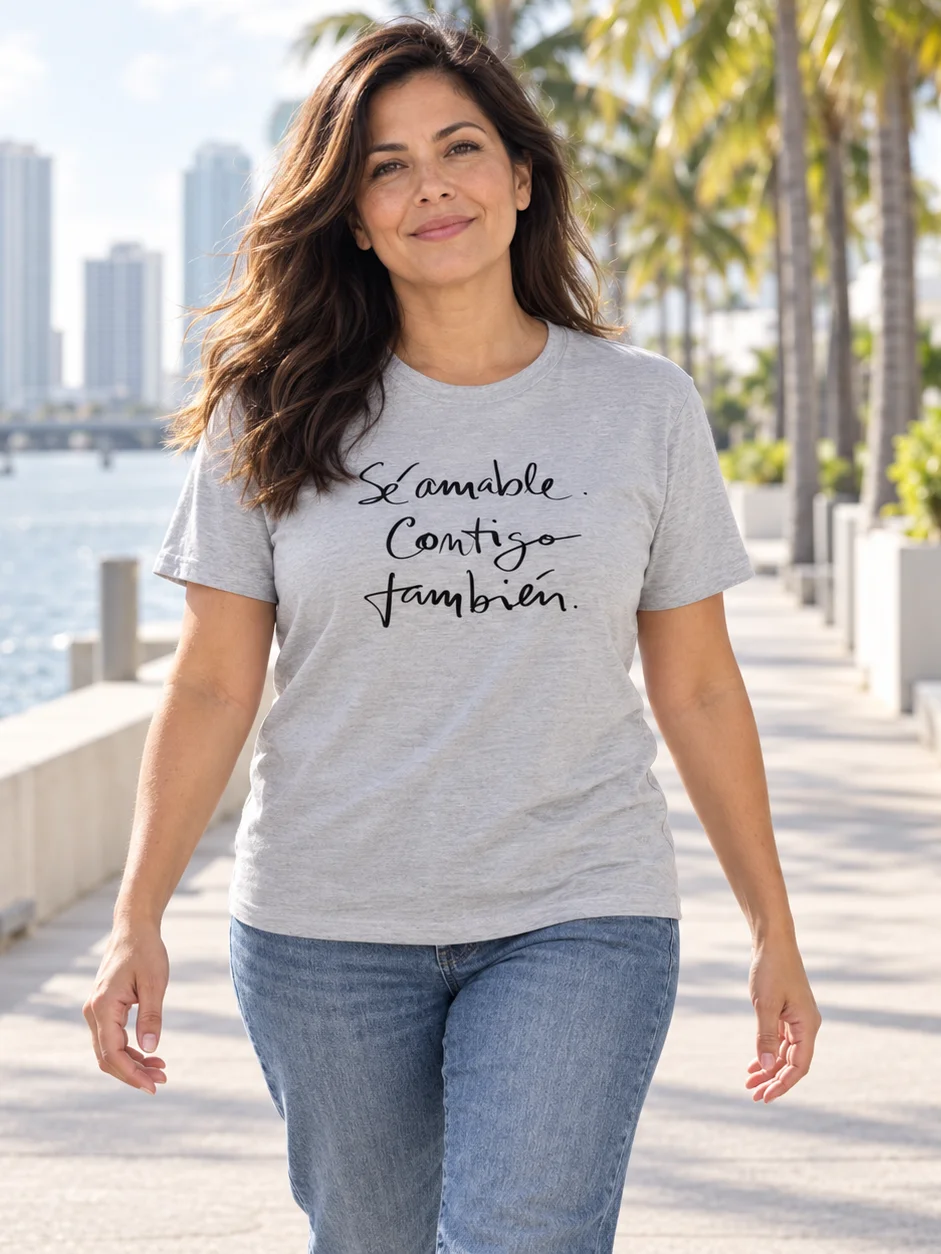 New CombineSelf Love Shirt Spanish Quote Tee Inspirational Apparel Mental Health Gift Self Care Shirt Positive Message Original Handwritten Designd Listing Offer product image (3)
