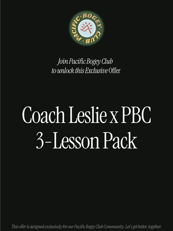 Coach Leslie Lesson Package (PBC Exclusive) product image (1)