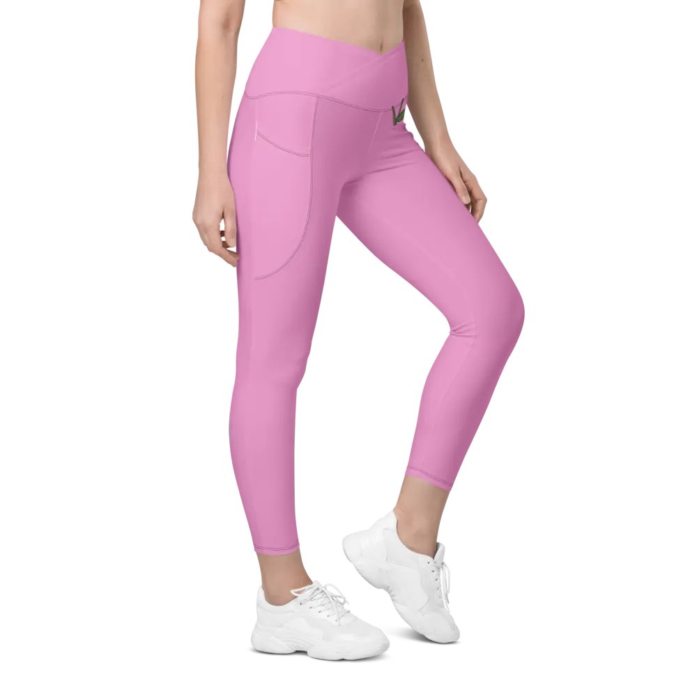Sun-Kissed Crossover Leggings with Pockets product image (5)