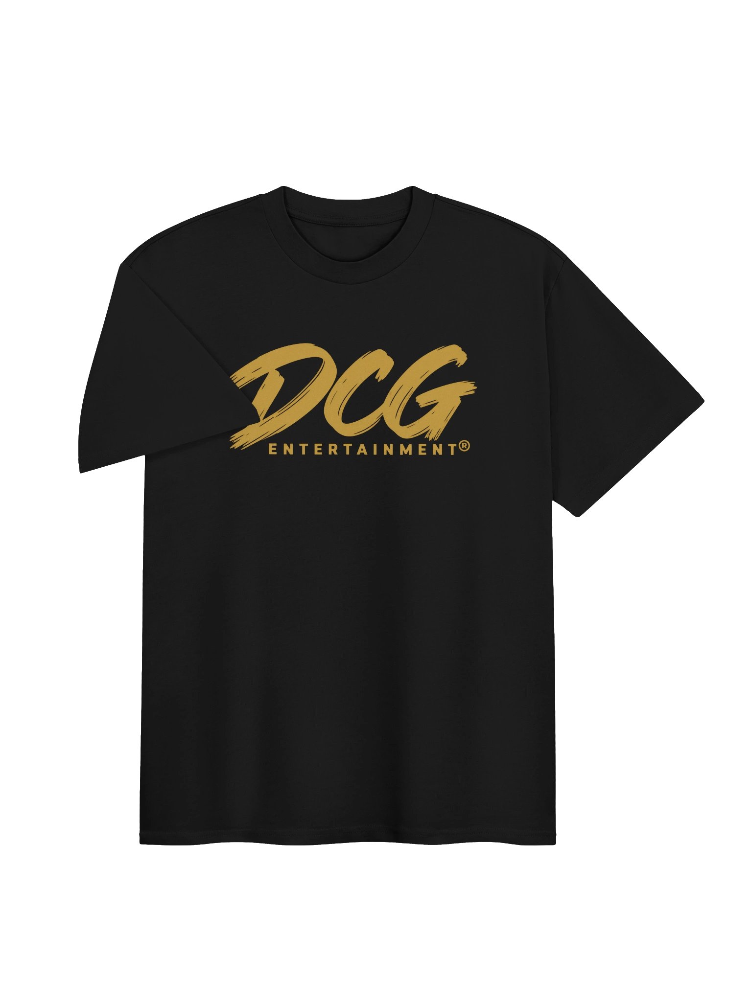 DCG Signature Heavyweight T-Shirt – Gold Logo on Black product image (3)
