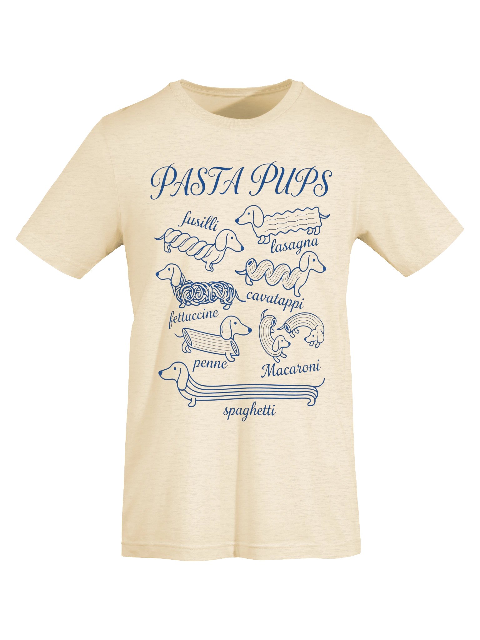 Pasta Pups Dachshund T-Shirt – Cute Dog & Pasta Lover Graphic Tee product image (13)