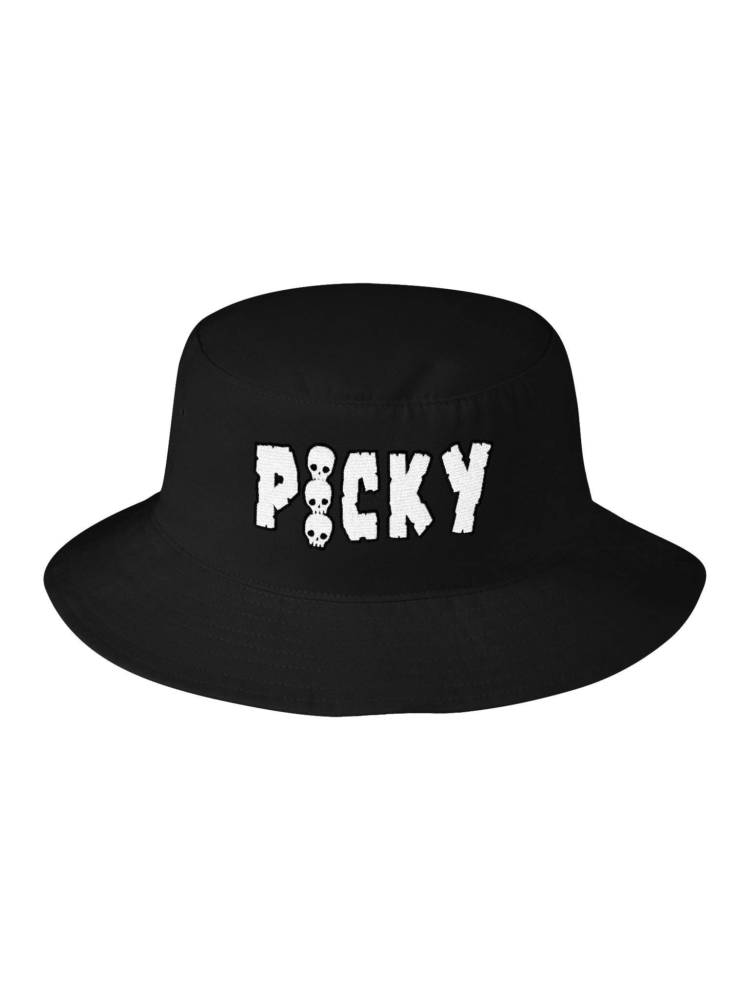 Picky Skulls Embroidered Bucket Hat product image (1)