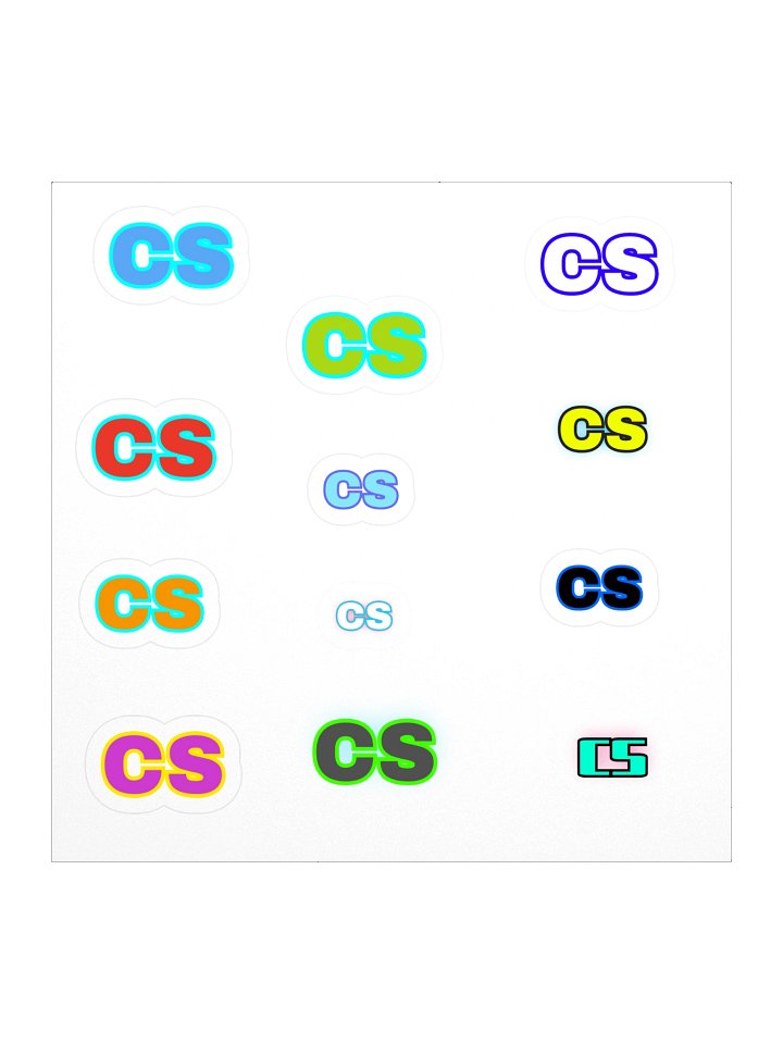 CS Stickers 12PK product image (1)
