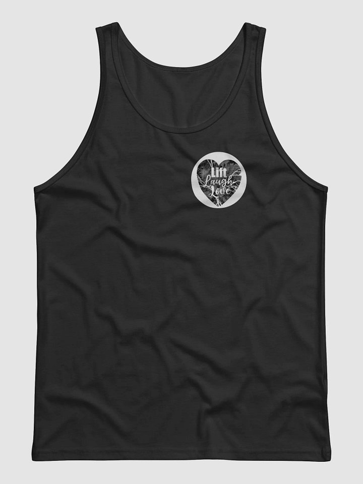 Lift Laugh Love Dark Mode Heartbreak Tank Top product image (5)