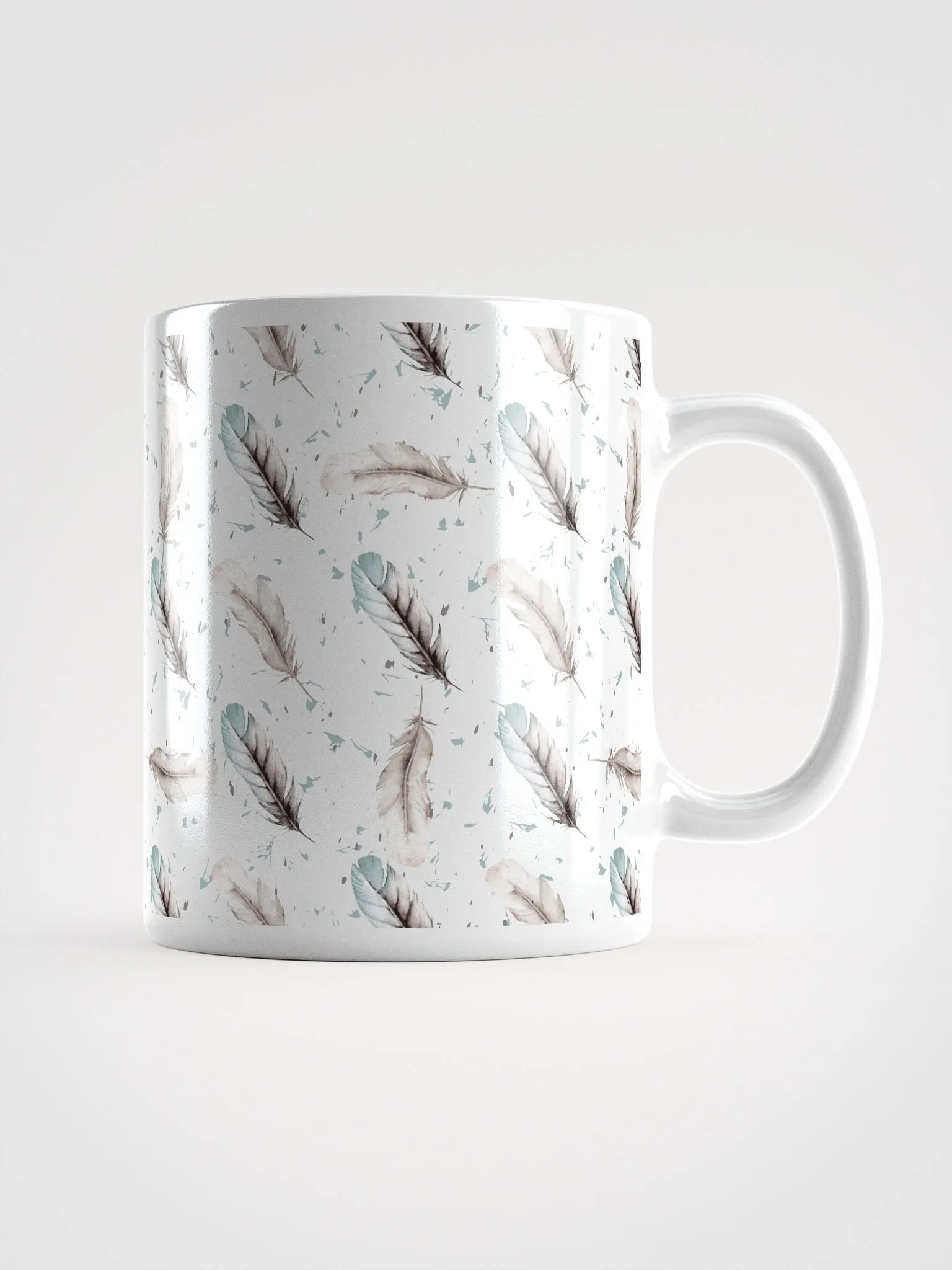 Feathered Dreams White Glossy Mug product image (1)