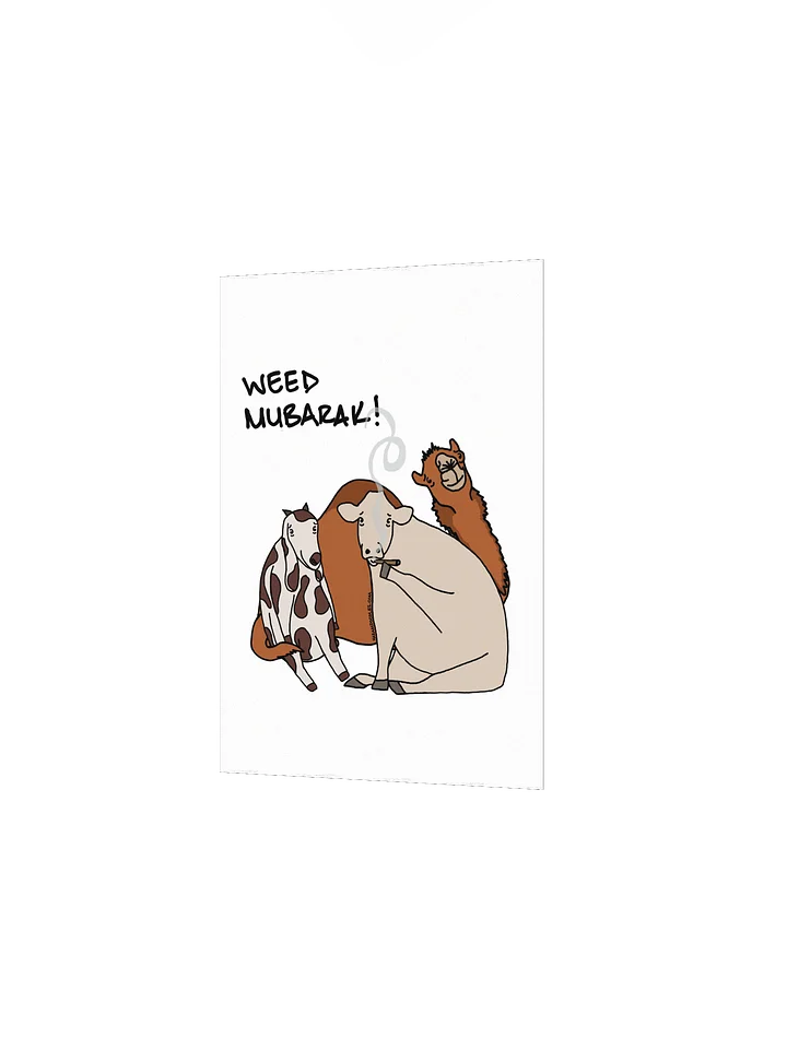 Weed (Eid) Mubarak: Goat, Cow and Camel Poster product image (2)