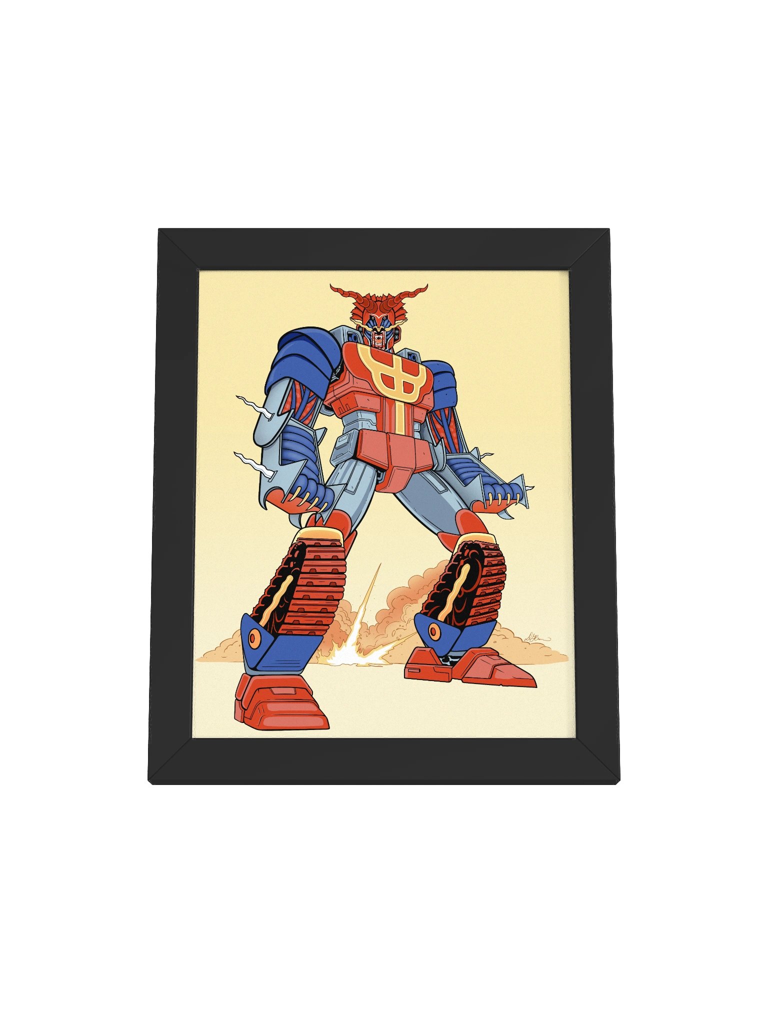 The Metallian 1984 - Judas Priest & Transformers Mashup Framed Poster product image (1)