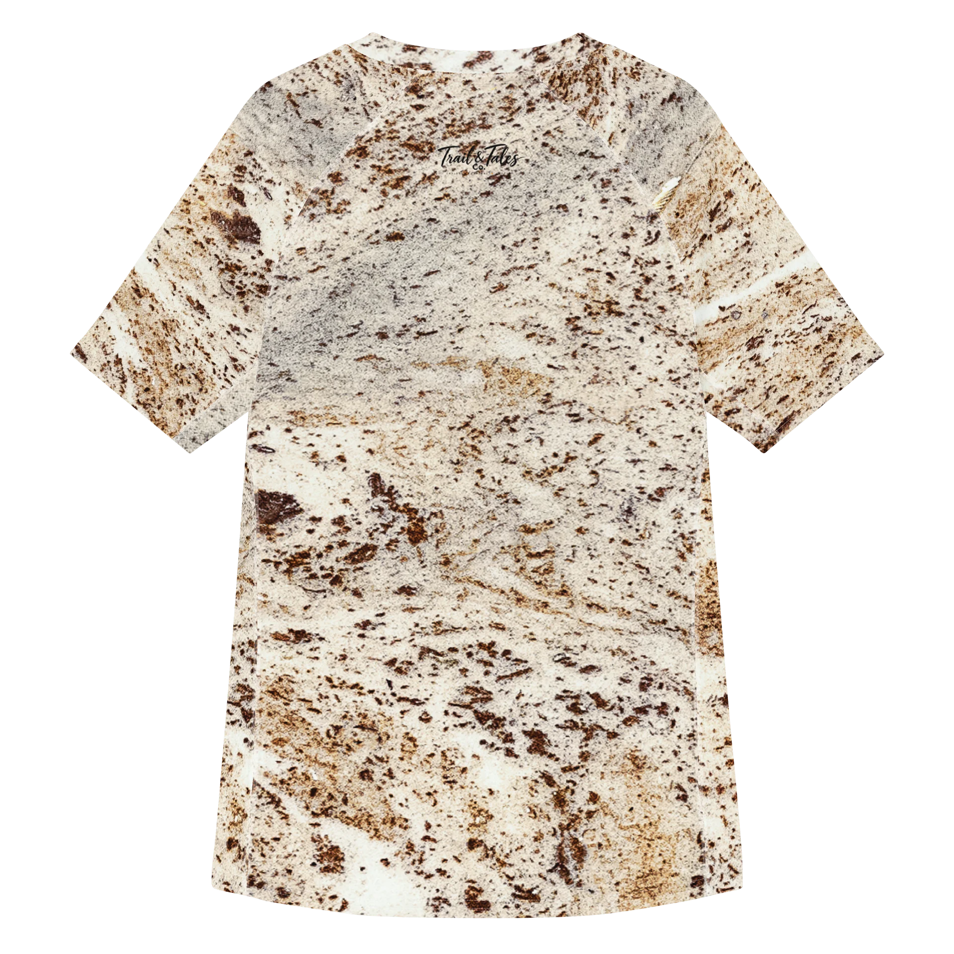 Espresso Swirl All-Over Print Men's Recycled Short Sleeve Rash Guard product image (2)