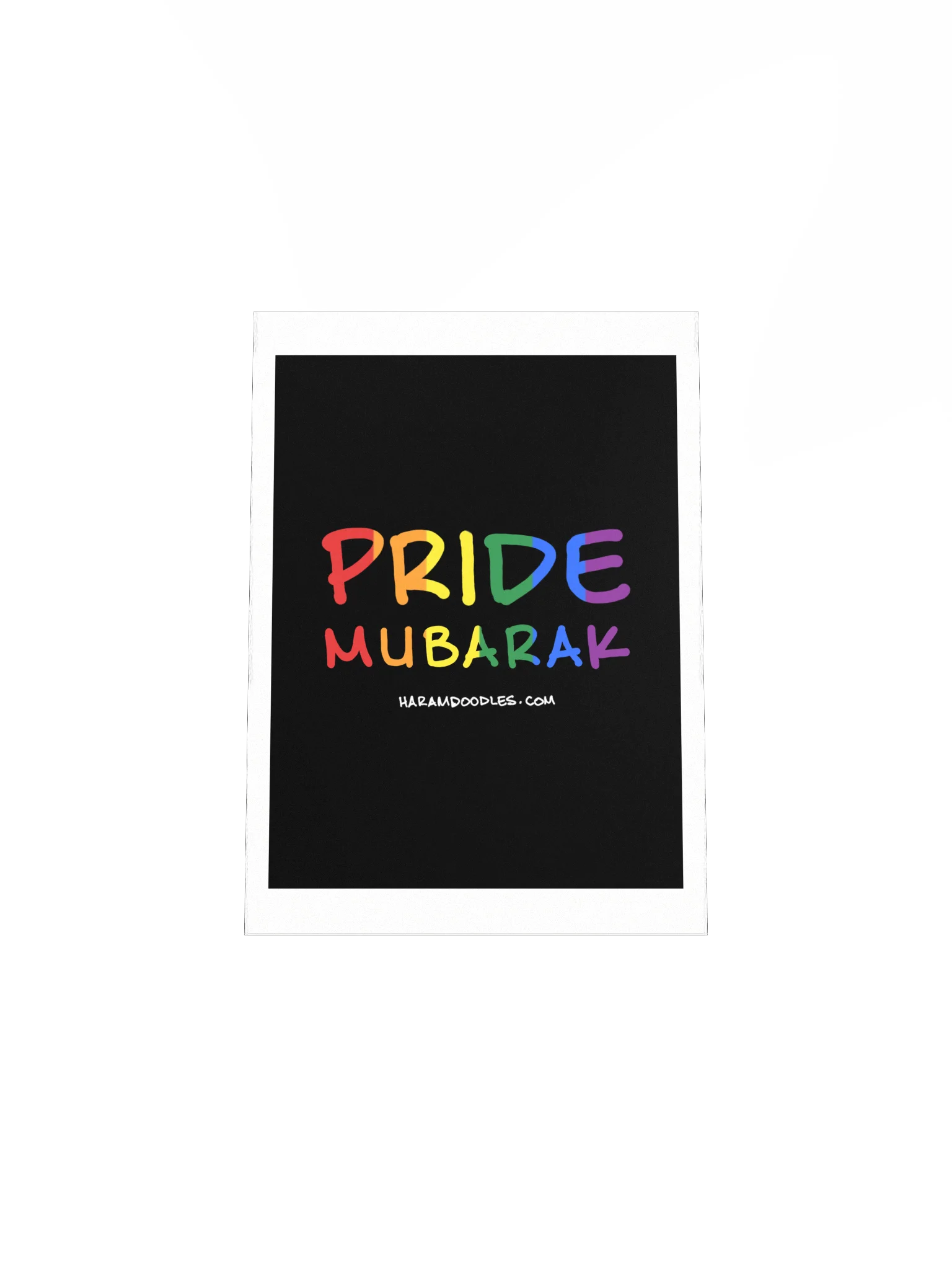 Rainbow Pride Mubarak Poster product image (4)