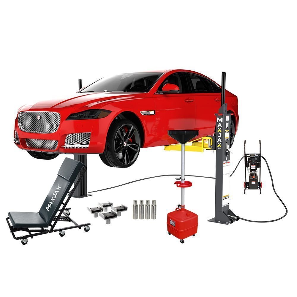 MaxJax M7K Portable Two-Post Car Lift - 7,000-Lb Capacity product image (3)