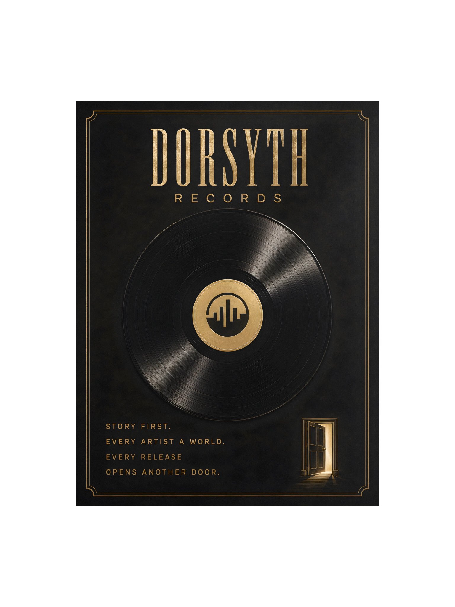 Dorsyth Records — Open Another Door Poster product image (2)