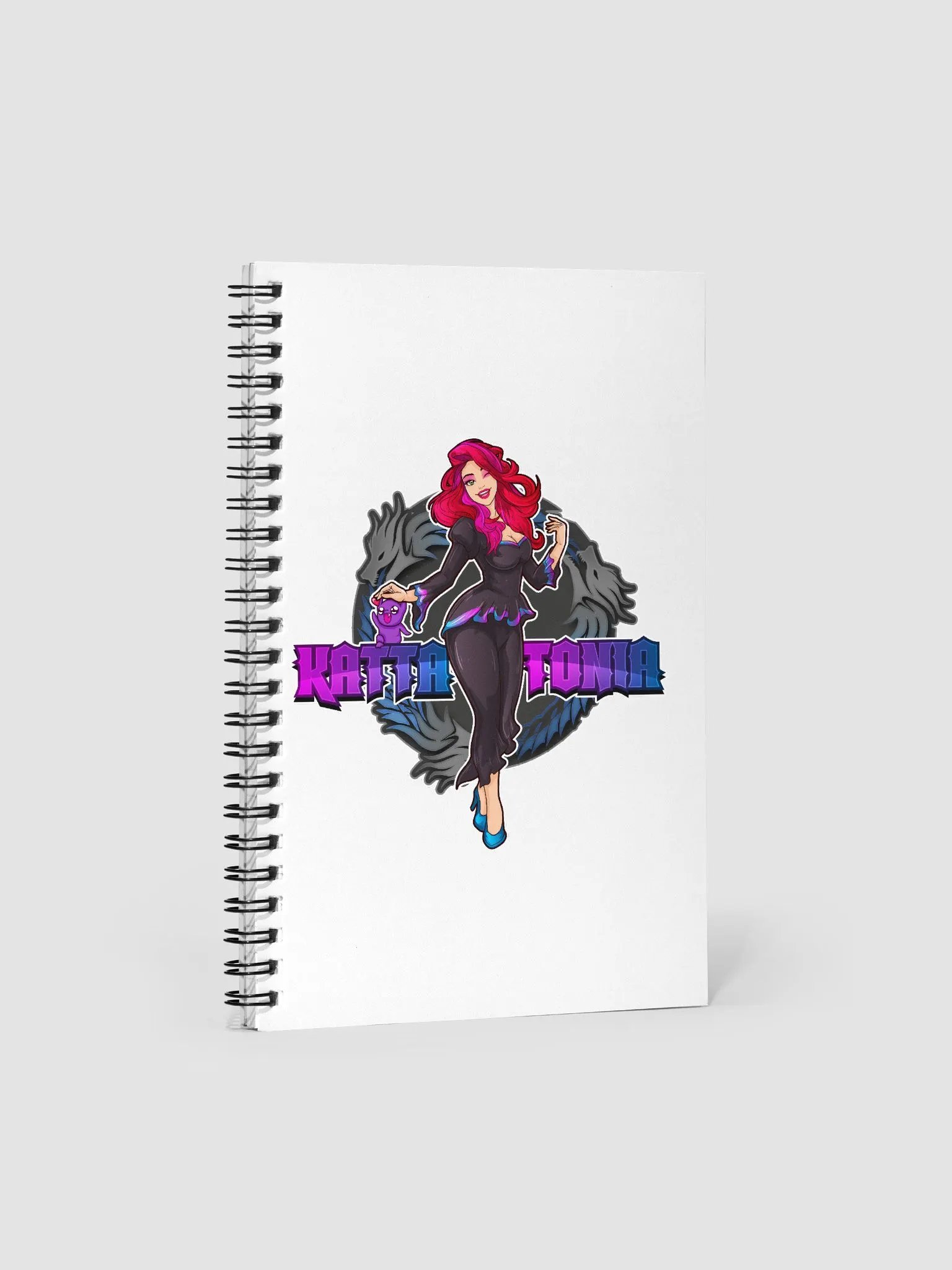 Kattatonia Logo 1 Spiral Notebook product image (1)
