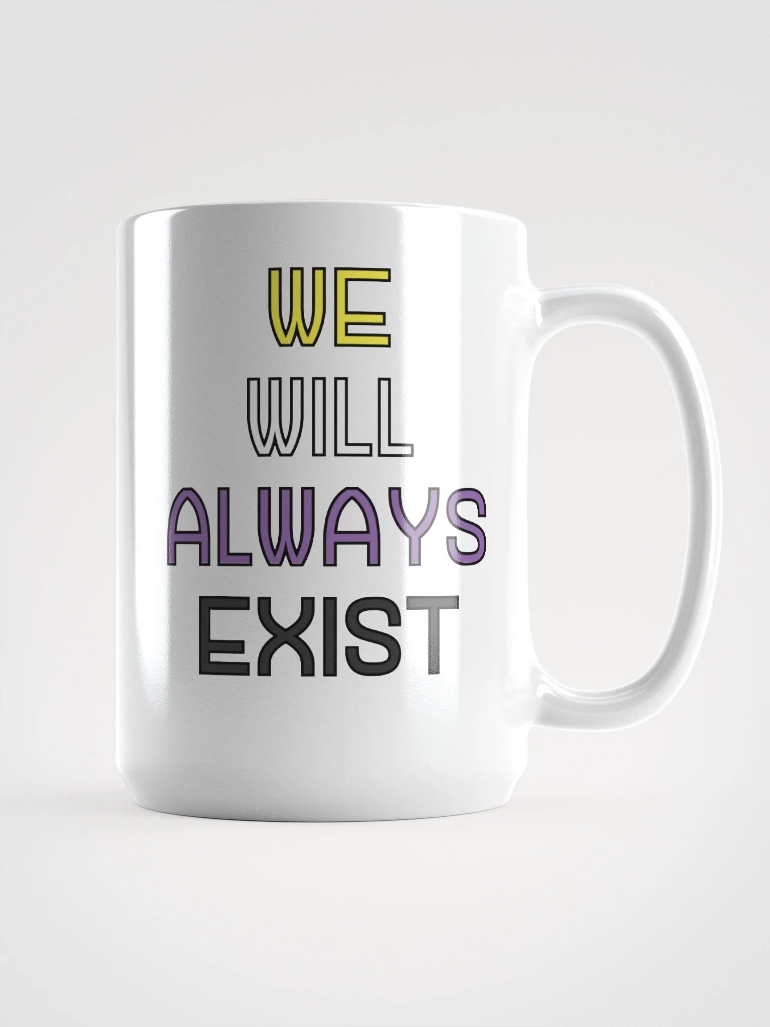 We Will Always Exist Nonbinary Mug product image (1)