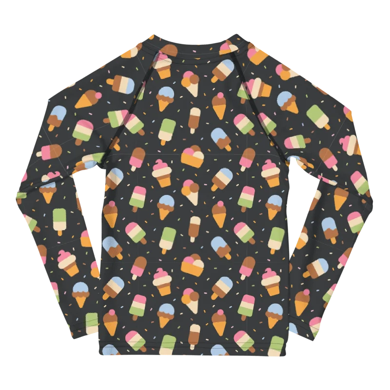 Wild Ice Cream Kids Rash Guard product image (2)