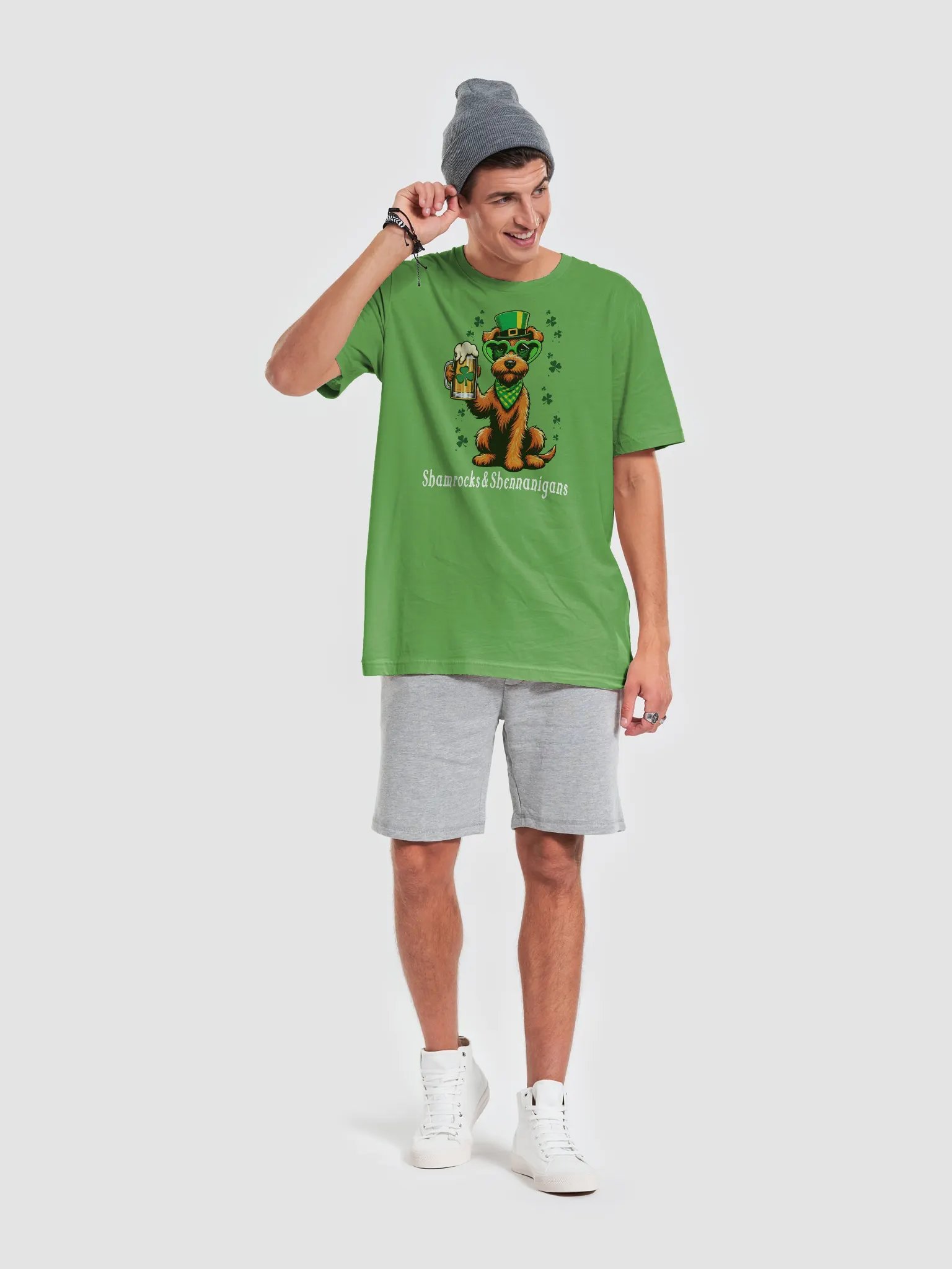 Irish Terrier St. Patrick's Day T-Shirt product image (6)