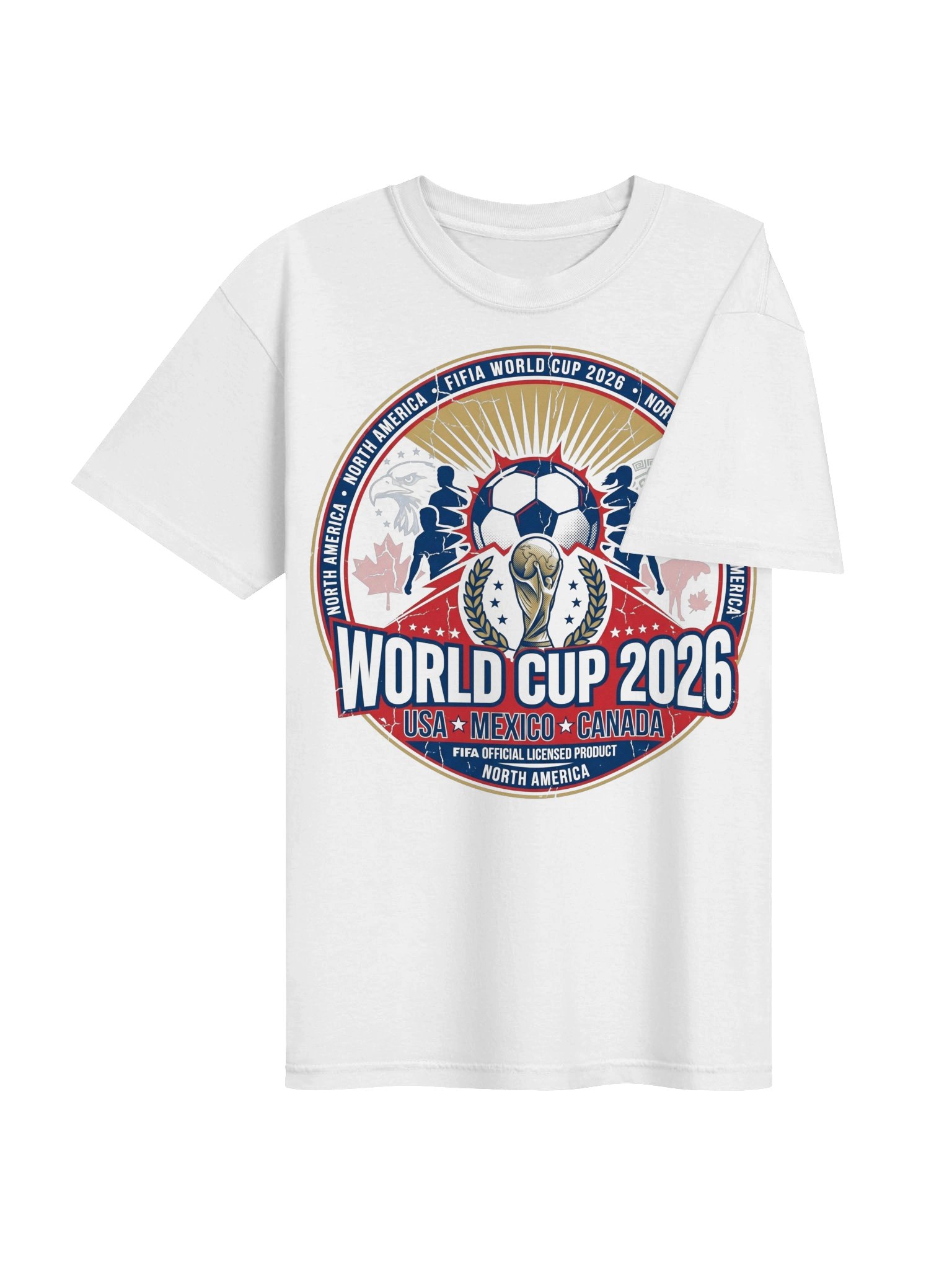 FIFA World Cup 2026 Official Logo T-Shirt – USA, Mexico, Canada product image (8)