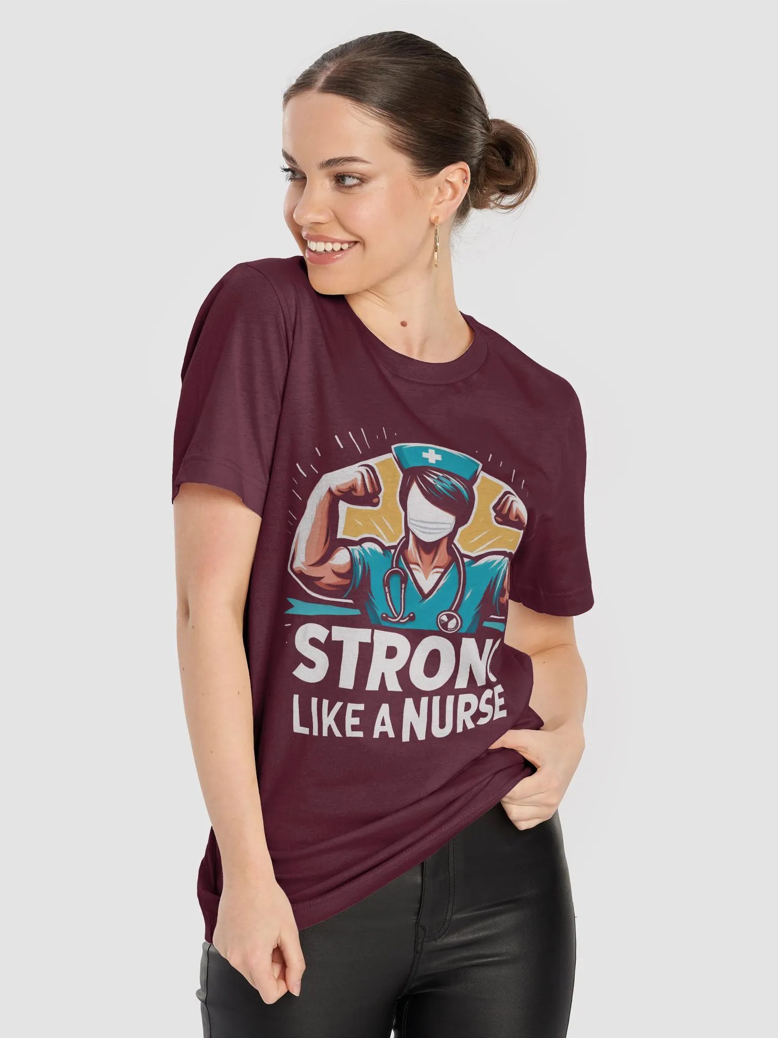 Stethoscope: Nurse Power Flex Tee product image (79)