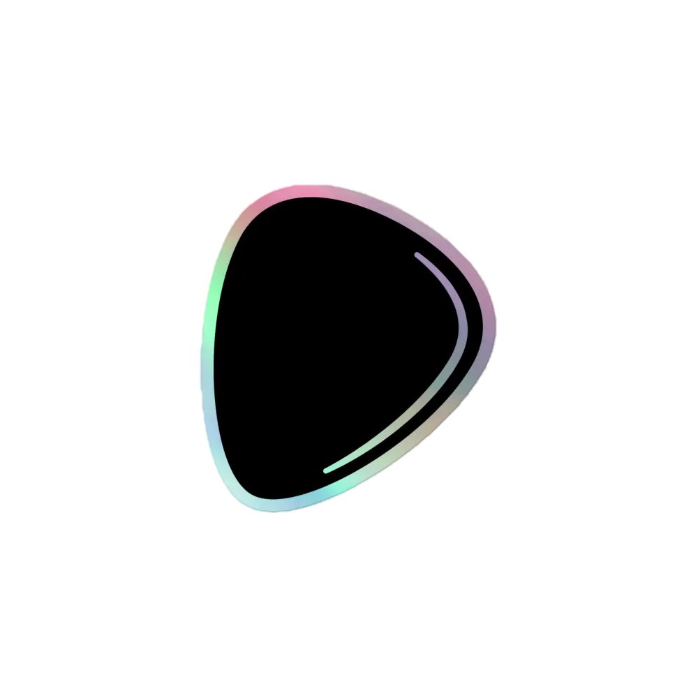 Holographic plectrum Sticker Sheet product image (1)