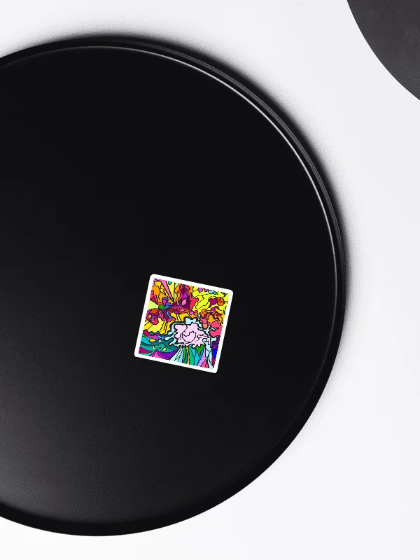 Vibrant Chaos: Die-Cut Magnet Set - Wave at Sunset product image (7)
