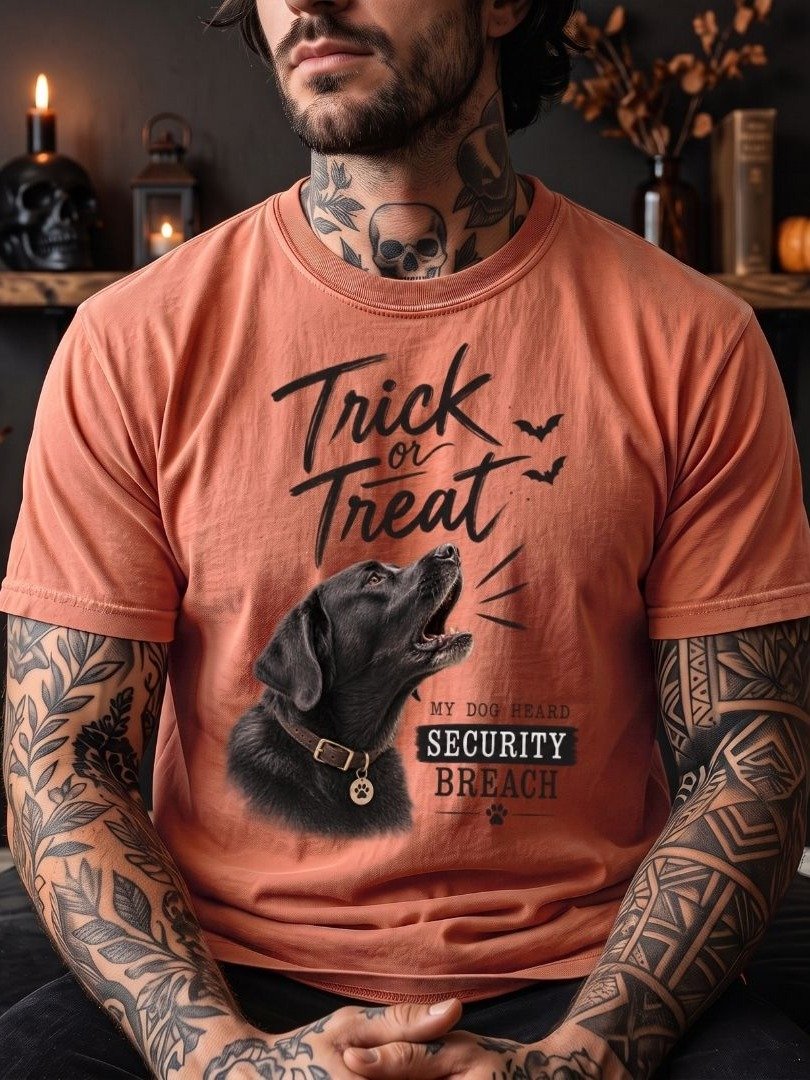 My Dog Heard Security Breach Halloween Dog Shirt product image (1)