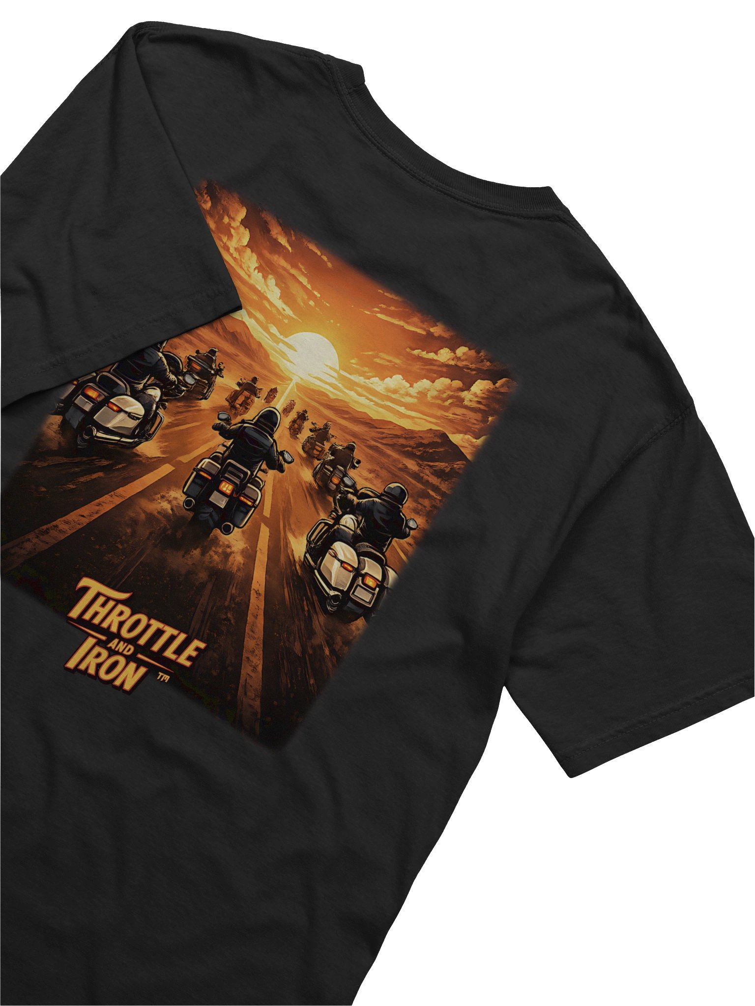 🔥Throttle & Iron – Hate Less, Ride More | Heavyweight Garment-Dyed T-Shirt product image (34)