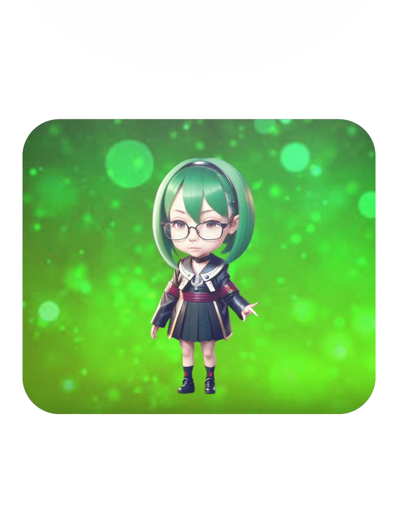 (GREEN CHIBI) K Classic Mouse Pad product image (2)