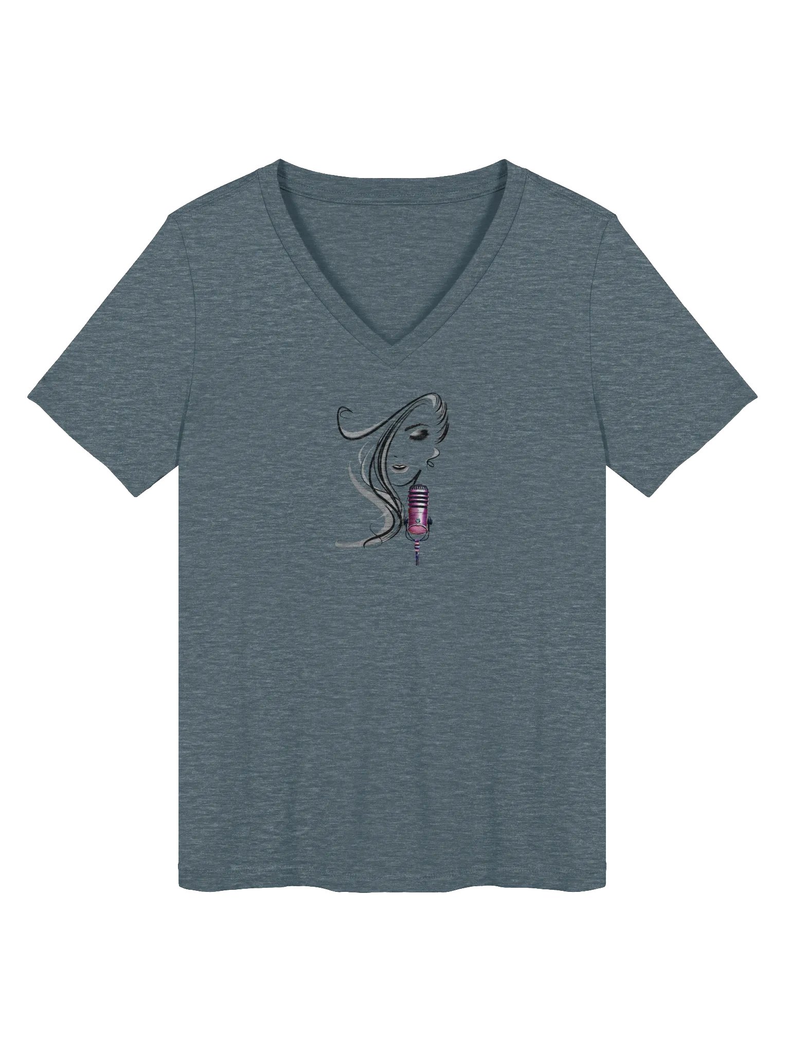 Mic Time V-Neck Tee product image (1)