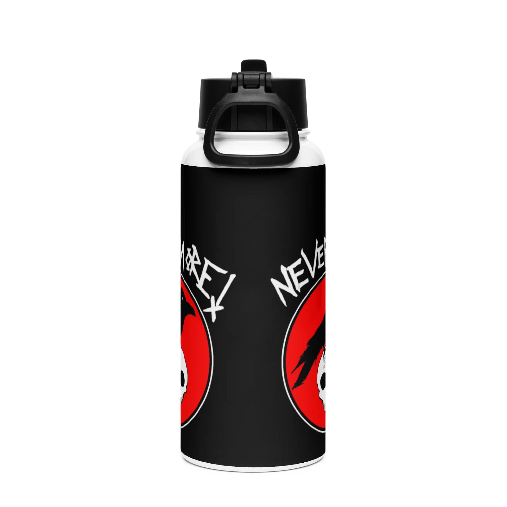 "Nevermore" Stainless Steel Water Bottle product image (2)