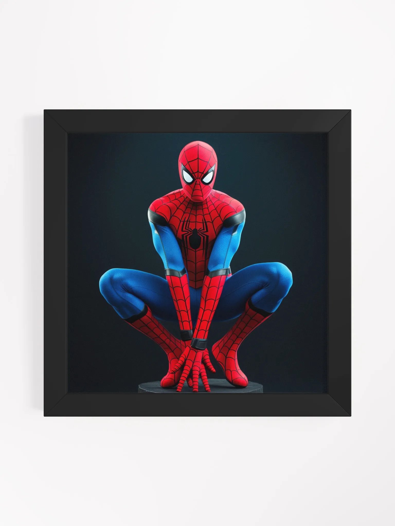 Spider-Hero Wall Art – Dynamic Crouch Edition product image (5)