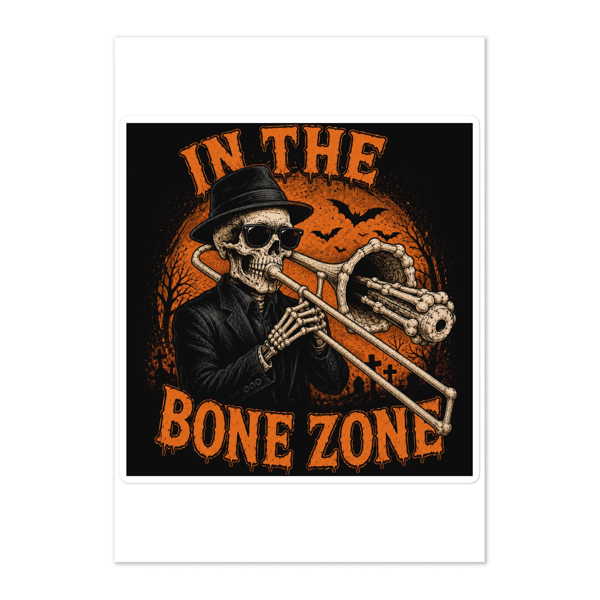 In the bone zone sticker product image (1)