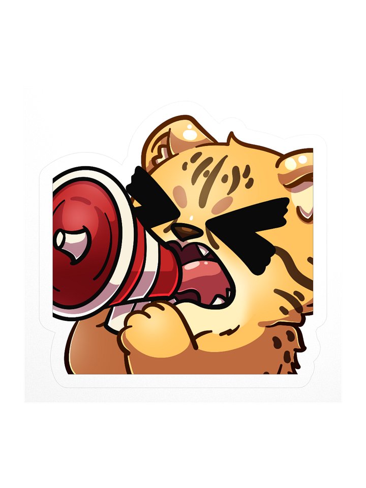 Yell Cheetah Sticker product image (3)
