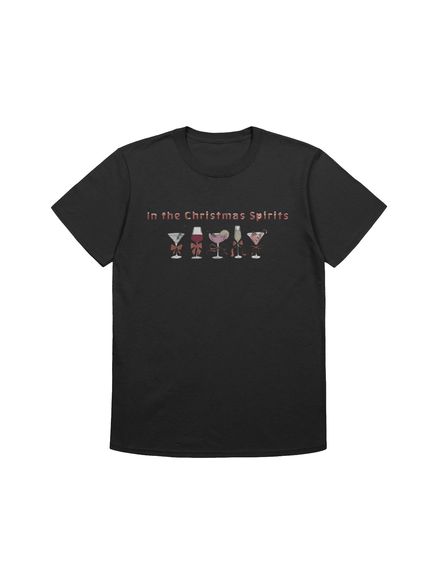 In The Christmas Spirits Funny Christmas Alcohol Shirt product image (1)
