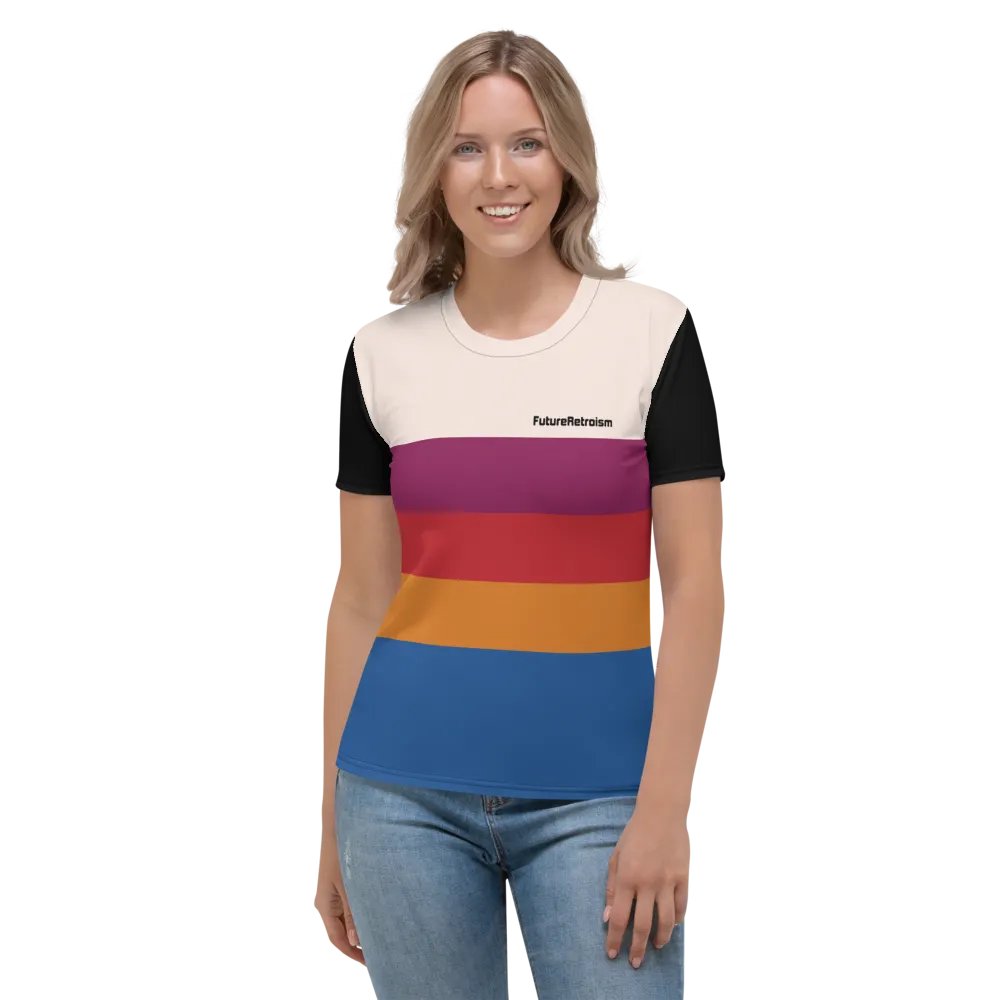 FR AOP Women's Crew Neck T-Shirt product image (1)