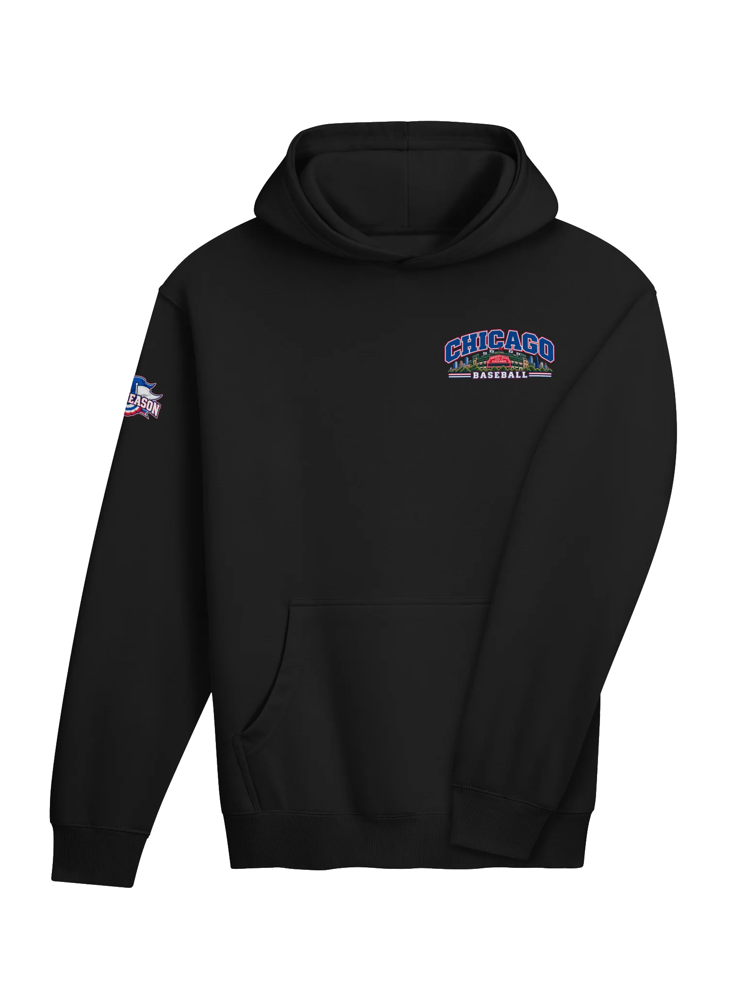 Chicago Northside Baseball 2026 "Postseason" Animated Player Box Hoodie product image (4)