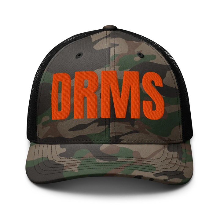 DRMS CAMO TRUCKER HAT product image (1)