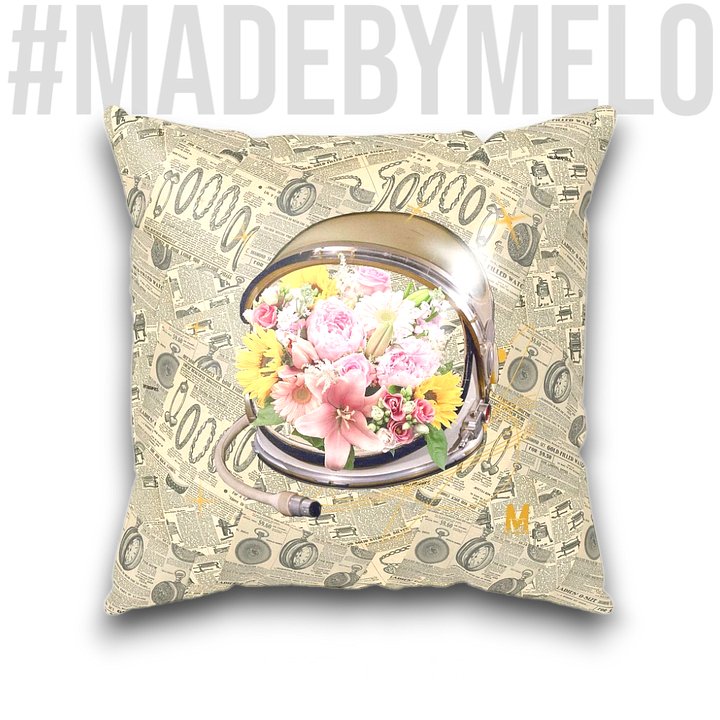 Floral Flyer - Square Pillow | #MadeByMELO product image (1)