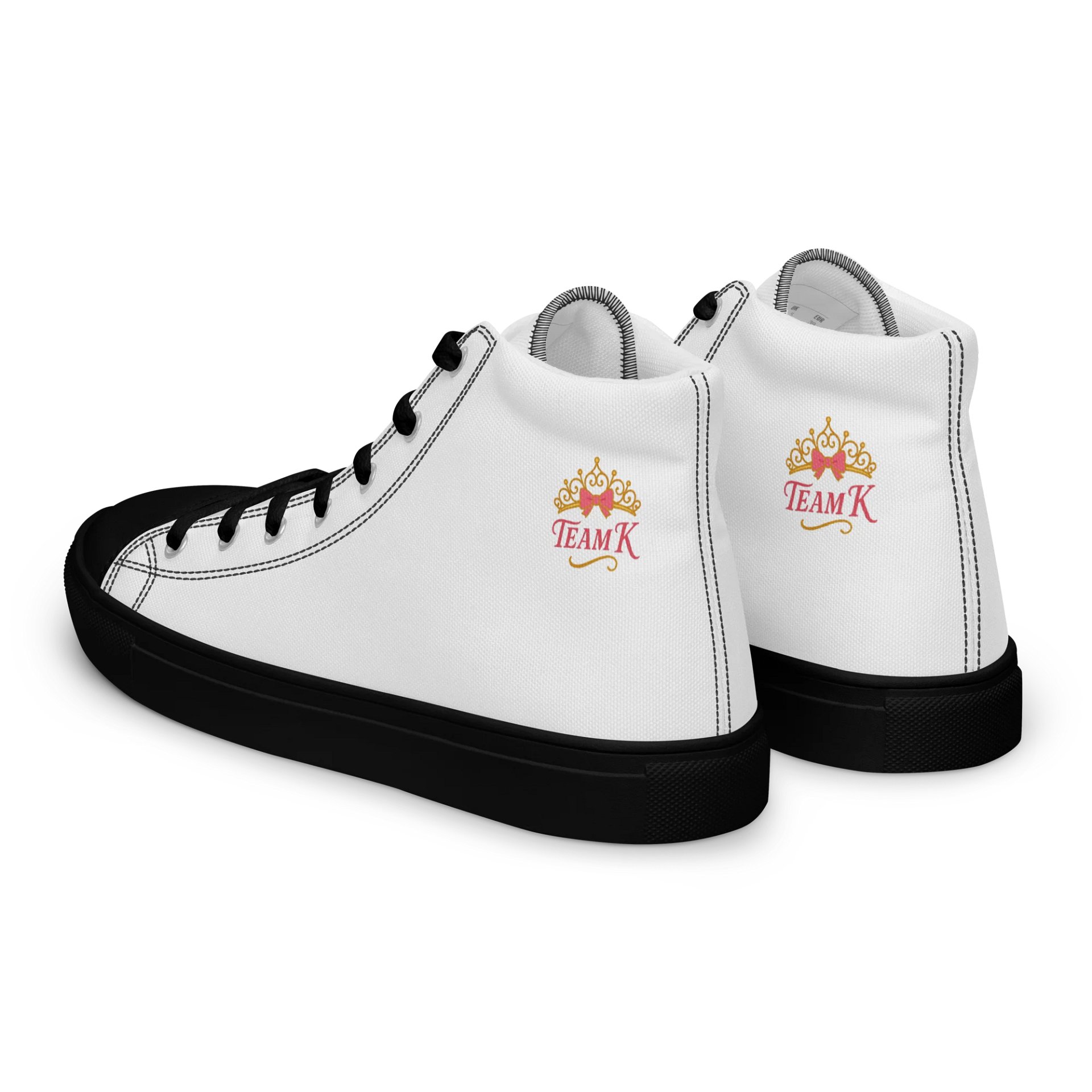 Team K (V-1) Women's High Top Canvas Shoes product image (5)