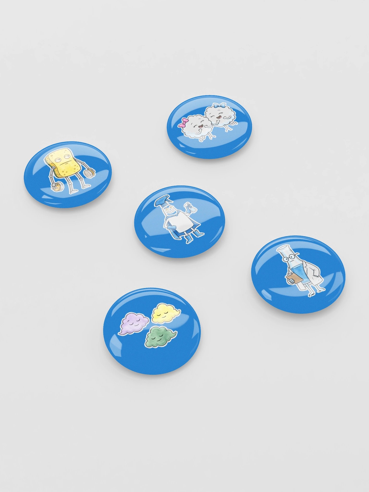 The Clean Team Pin Buttons product image (4)