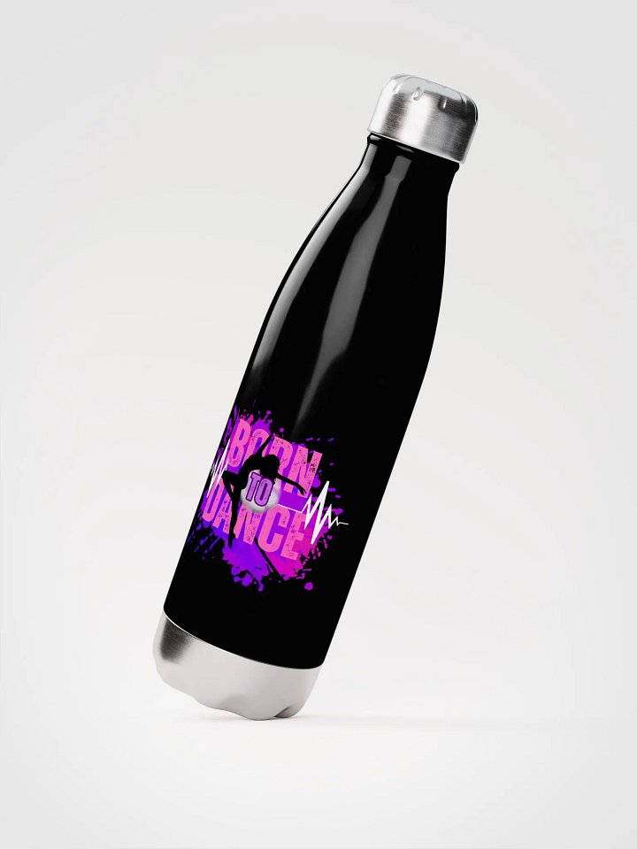 Born to Dance Her Silhouette Stainless Steel Water Bottle product image (4)