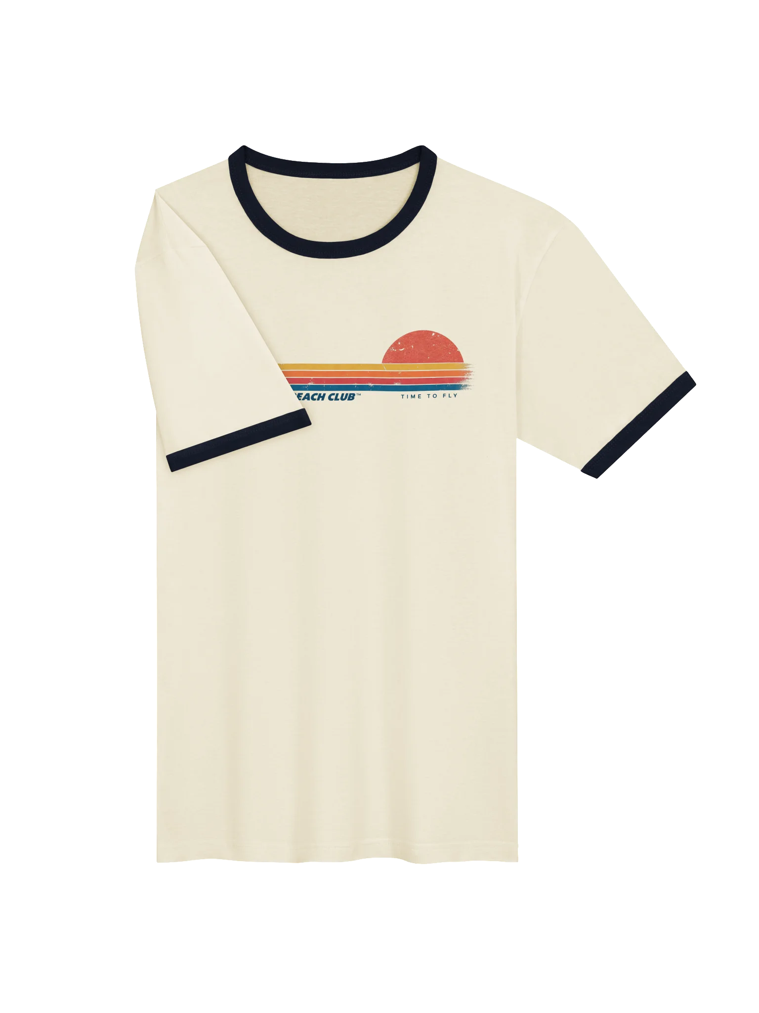 Empty Nester Beach Club Retro Ringer Tee product image (3)