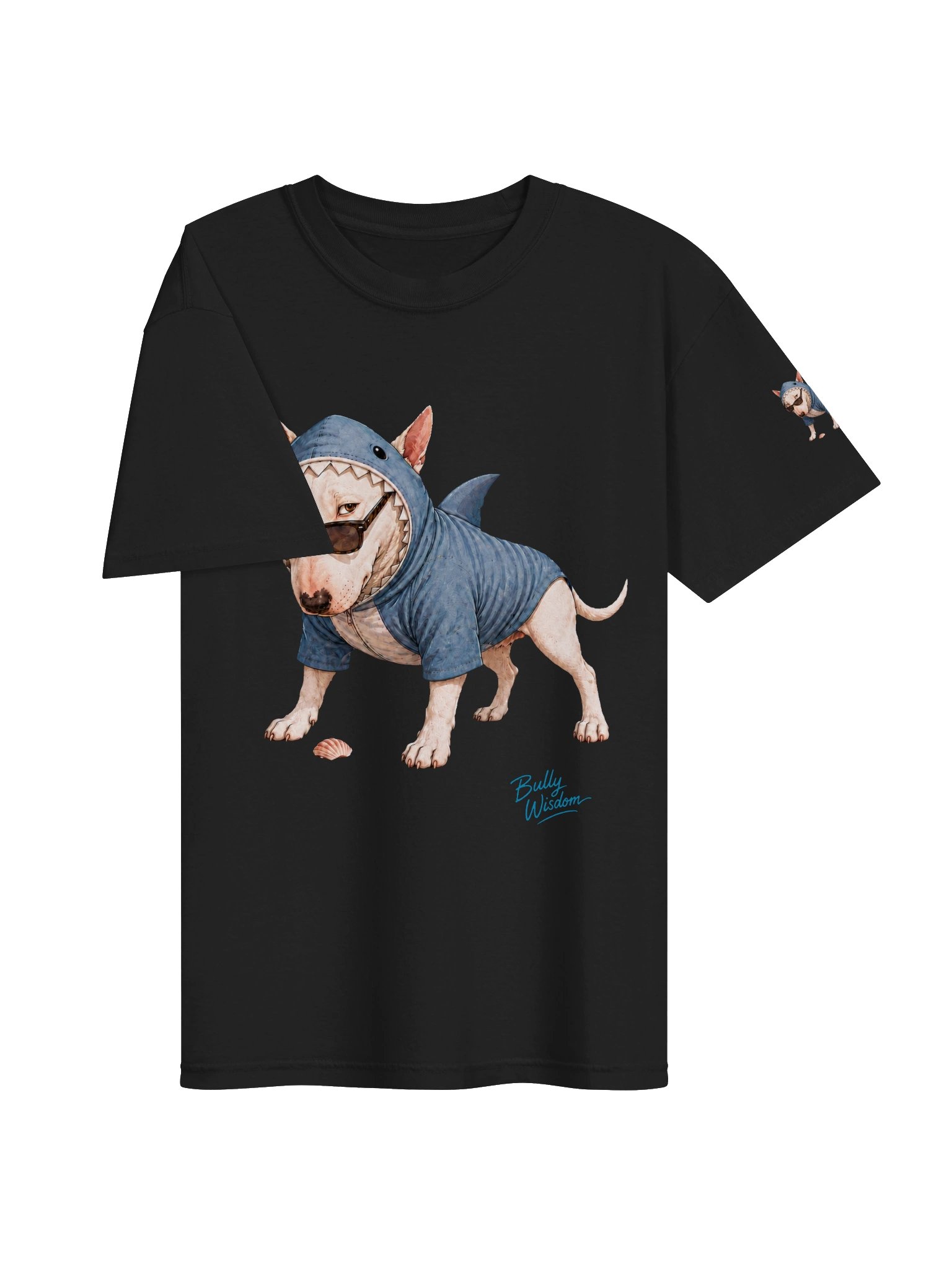 Sharky – Bull Terrier Character T-Shirt product image (14)