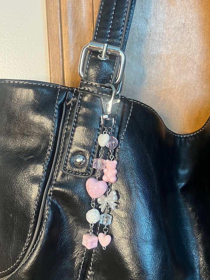 Pink Classic Bag Charm product image (1)