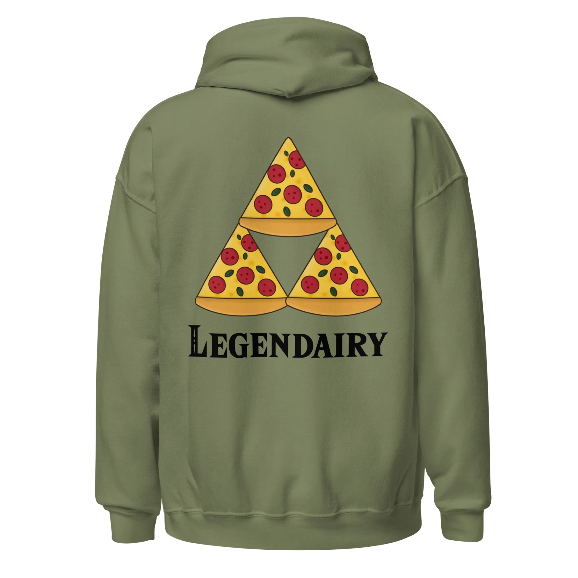 The Triforce of Pizza Legendairy Embroidered Hoodie product image (37)