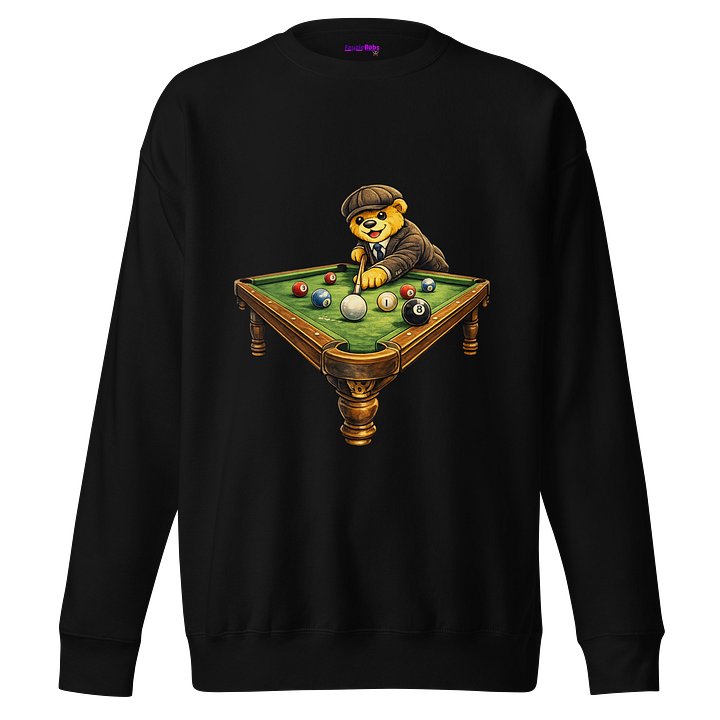 Bobzie The Gentleman Pool Player Sweatshirt – Vintage British Style product image (1)