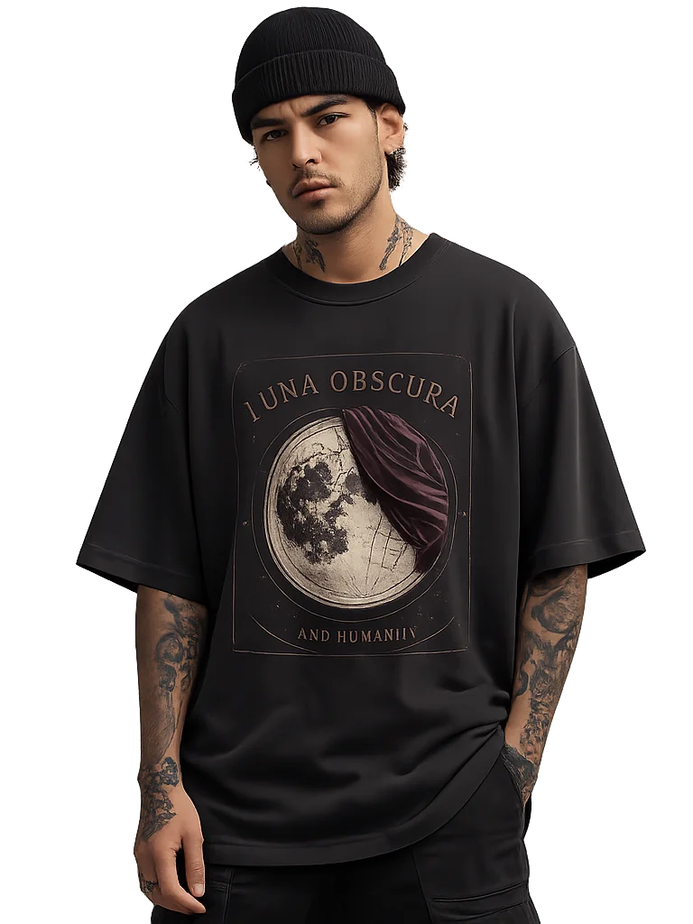 Luna Obscura // Hidden Moon Heavyweight Graphic Tee product image (2)