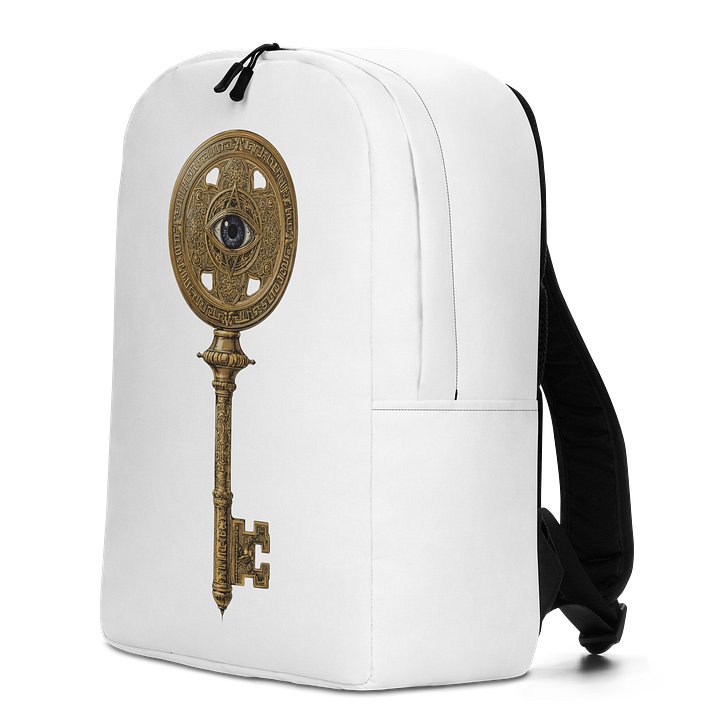 The Gatekeeper’s Key All-Over Print Minimalist Backpack | 15″ Laptop Fit product image (2)